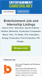 Mobile Screenshot of entertainmentcareers.net